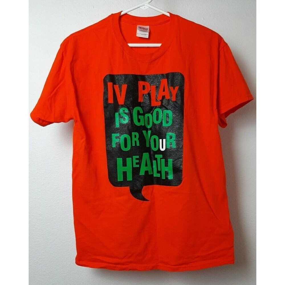 IV Play Minnesota's Premier Rock Band T Shirt Medium NWOT